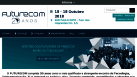 What Futurecom.com.br website looked like in 2018 (5 years ago)