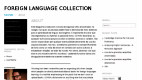 What Foreignlanguagecollection.wordpress.com website looked like in 2018 (6 years ago)