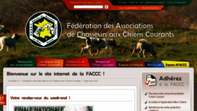 What Faccc.fr website looked like in 2018 (6 years ago)