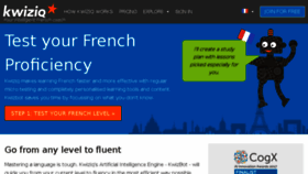 What French-test.com website looked like in 2018 (6 years ago)
