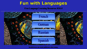 What Funwithlanguages.vacau.com website looked like in 2018 (6 years ago)