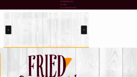 What Friedchickenfestival.com website looked like in 2018 (6 years ago)