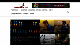 What Fisioterapia.com.br website looked like in 2018 (6 years ago)