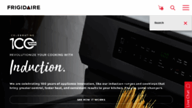 What Frigidaire.com website looked like in 2018 (6 years ago)
