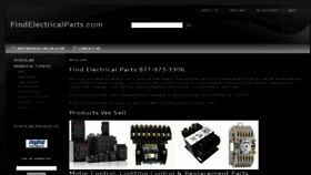 What Findelectricalparts.com website looked like in 2018 (6 years ago)