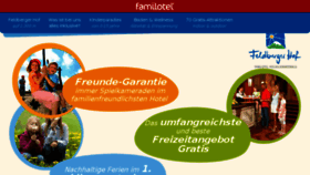 What Feldberger-hof.de website looked like in 2018 (7 years ago)