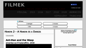 What Filmek.s9.hu website looked like in 2018 (6 years ago)