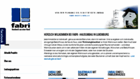 What Fabri.de website looked like in 2018 (5 years ago)