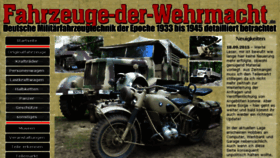 What Fahrzeuge-der-wehrmacht.de website looked like in 2018 (6 years ago)