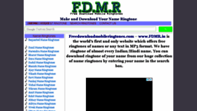 What Fdmr.in website looked like in 2018 (6 years ago)