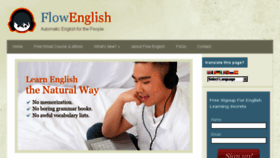 What Flowenglish.com website looked like in 2018 (5 years ago)