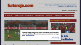 What Furiaroja.com website looked like in 2018 (7 years ago)