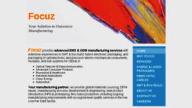 What Focuz-mfg.com website looked like in 2018 (6 years ago)