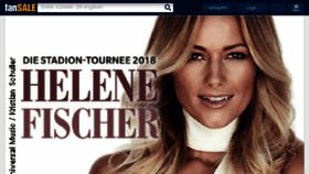 What Fansale.de website looked like in 2018 (7 years ago)