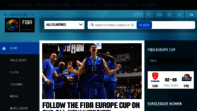 What Fibaeurope.com website looked like in 2018 (6 years ago)