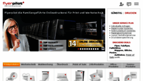 What Flyerpilot.de website looked like in 2018 (5 years ago)