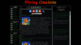 What Flyingomelette.com website looked like in 2018 (6 years ago)