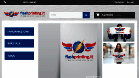 What Flashprinting.it website looked like in 2018 (6 years ago)
