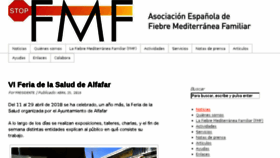 What Fmf.org.es website looked like in 2018 (7 years ago)