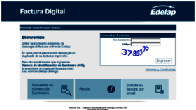What Facturaweb.edelap.com.ar website looked like in 2018 (6 years ago)