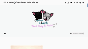 What Frenchiesnfriends.es website looked like in 2018 (5 years ago)