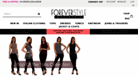 What Foreverstyle.co.uk website looked like in 2018 (7 years ago)
