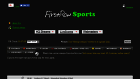 What Firstrows.org website looked like in 2018 (6 years ago)