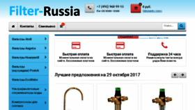What Filter-russia.ru website looked like in 2018 (6 years ago)