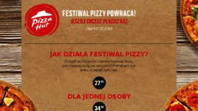 What Festiwalpizzy.pl website looked like in 2018 (6 years ago)