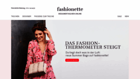 What Fashionette.be website looked like in 2018 (6 years ago)