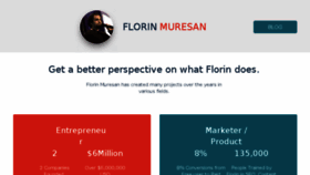 What Florinmuresan.com website looked like in 2018 (6 years ago)