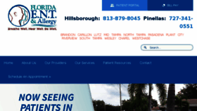 What Floridaentandallergy.com website looked like in 2018 (5 years ago)