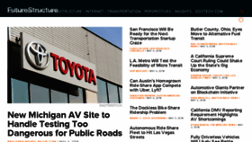 What Futurestructure.com website looked like in 2018 (7 years ago)