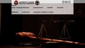 What Fdut.edu.al website looked like in 2018 (7 years ago)