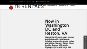 What F8rentals.com website looked like in 2018 (5 years ago)