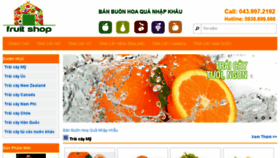 What Fruitshop.com.vn website looked like in 2018 (5 years ago)
