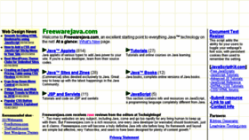 What Freewarejava.com website looked like in 2018 (6 years ago)
