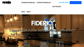 What Fiderio.com website looked like in 2018 (5 years ago)
