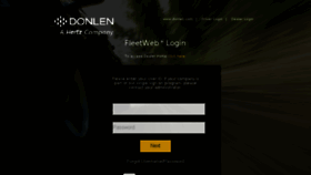 What Fleetweb.donlen.com website looked like in 2018 (6 years ago)