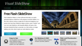 What Flashslideshow-maker.com website looked like in 2018 (7 years ago)