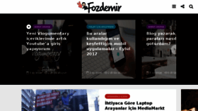 What Fozdemir.com website looked like in 2018 (5 years ago)
