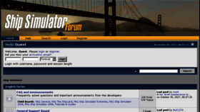 What Forum.shipsim.com website looked like in 2018 (6 years ago)