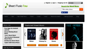What Freehandmusic.com website looked like in 2018 (6 years ago)