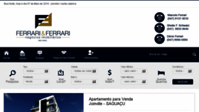 What Ferrariferrari.com.br website looked like in 2018 (6 years ago)