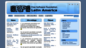 What Fsfla.org website looked like in 2018 (5 years ago)