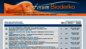 What Forumbioderko.pl website looked like in 2018 (5 years ago)
