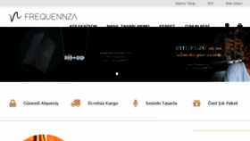 What Frequennza.com website looked like in 2018 (6 years ago)