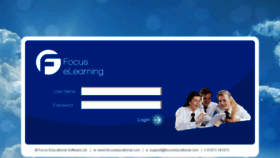 What Focuselearning.co.uk website looked like in 2018 (6 years ago)