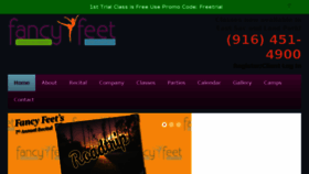 What Fancyfeetdance.net website looked like in 2018 (6 years ago)