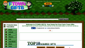 What Ftowngifts.com website looked like in 2018 (6 years ago)